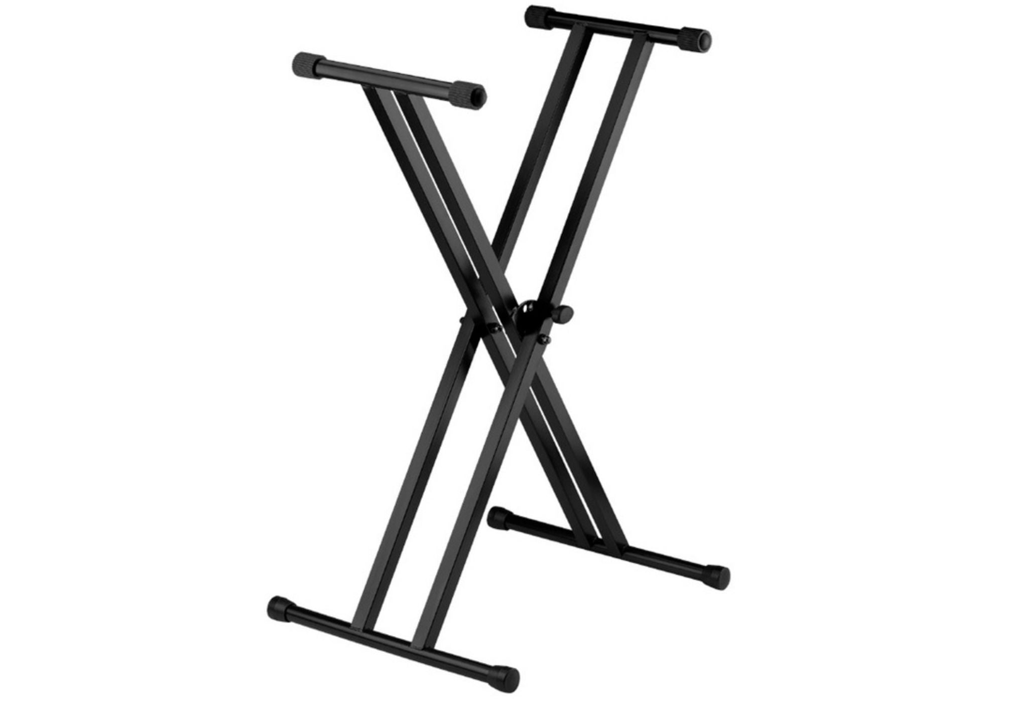 Stagg KXS-A6 Double-Braced X-Style Foldable Keyboard Stand in Black