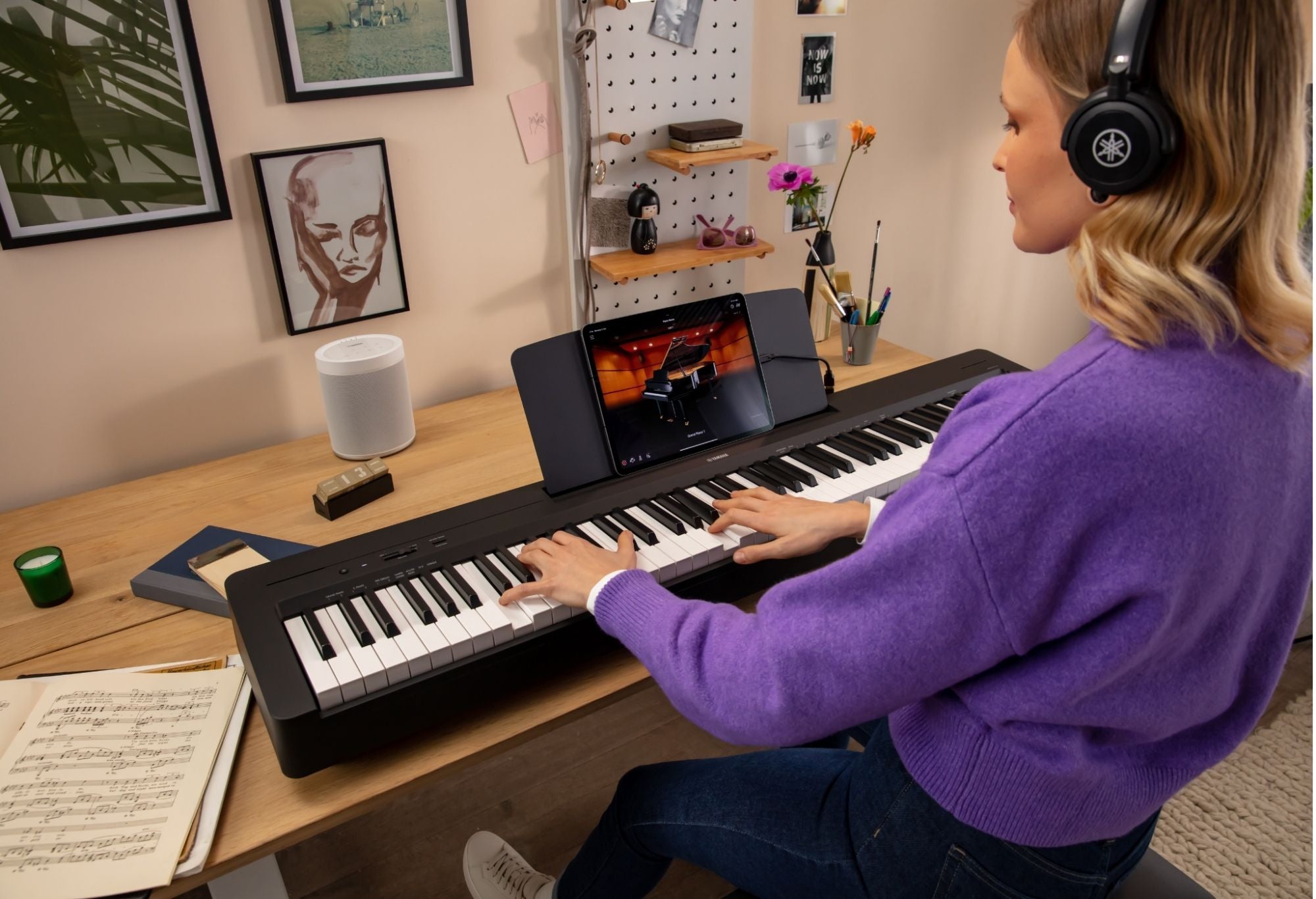 Yamaha P-145B Digital Piano