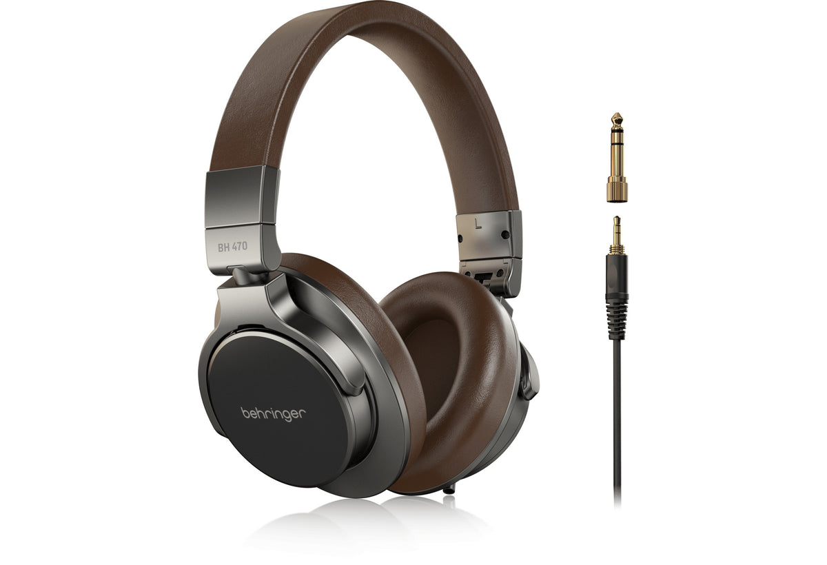Behringer BH470 studio monitoring headphones – front view
